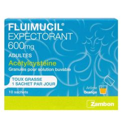 Fluimucil Acetyl 600Mg Gle Buv Adultes 10Sach