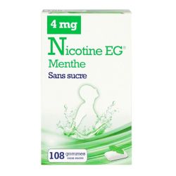 Nicotine 4Mg Eg Gom Menthe S/S 108