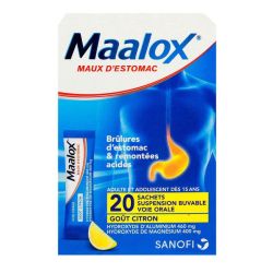 Maalox Hyd Alu/Mg 460Mg/400Mg Susp Mx  20Sach