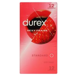 Preserv Durex Sexy Fraise X12