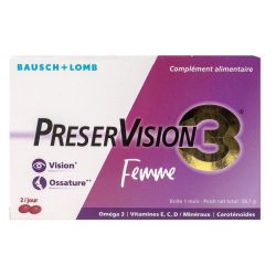 Preservision 3 Femme Caps Visee Ophtal B/60