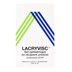 Lacryvisc Gel Opht Unidose 30Unid