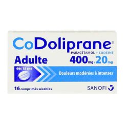 Codoliprane 16 Cp Parac Codeine Arrow