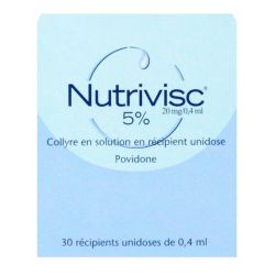 Nutrivisc 5% (20Mg/0,4Ml) Collyr 30Unid/0,4Ml