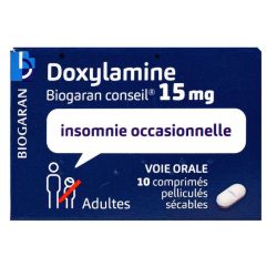 Doxylamine Biogar Cons 15Mg Cpr Secab10