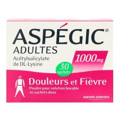 Aspegic 1000Mg Pdr Sbuv Sach-Dos Ad 30Sach