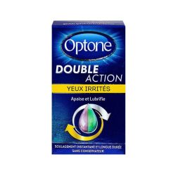 Optone Doubl Acti S Ocul Yeux Irrites Fl/10Ml