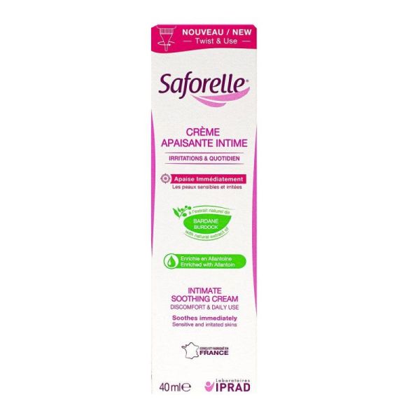 Saforelle Cr Apais Int Irrit Quot T/40Ml