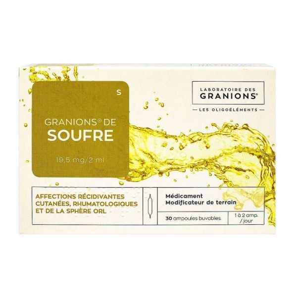 Granions De Soufre S Buv 30Amp/2Ml