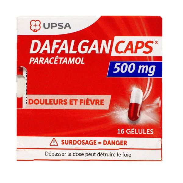 Dafalgancaps 500Mg Gel Plq/16