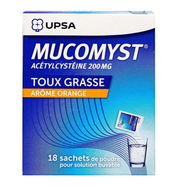 Mucomyst 200Mg Sachet Bt18