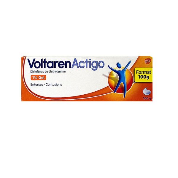 Voltarenactigo 1% Gel Tub 100G