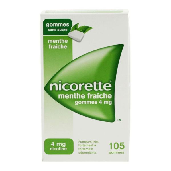 Nicorette 4Mg Gom Med Ss Suc Ment Fra Plq/105