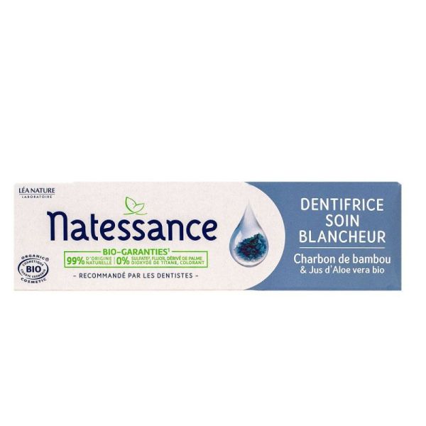 Natessance Bio Dentif Soin Blanch T/75Ml