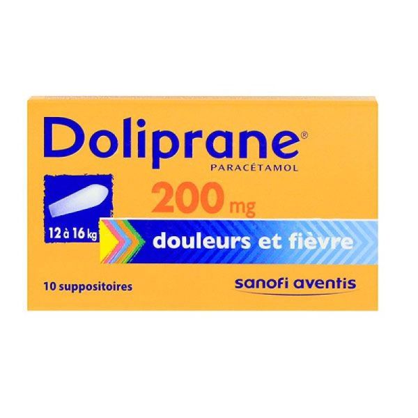 Doliprane 200Mg Suppo 12-16Kg