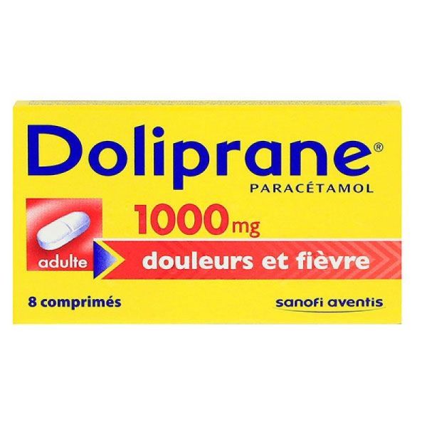 Doliprane 1000Mg Cpr Plq/8