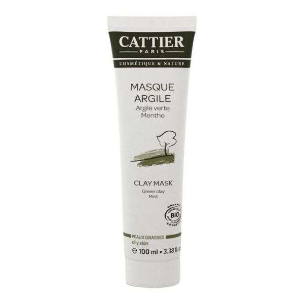 Cattier Masque Cr Arg Vert Pg T/100Ml