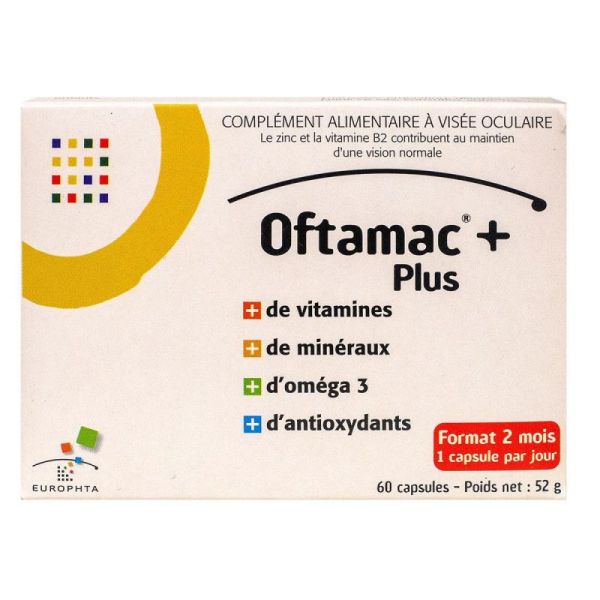 Oftamac Plus Caps 60