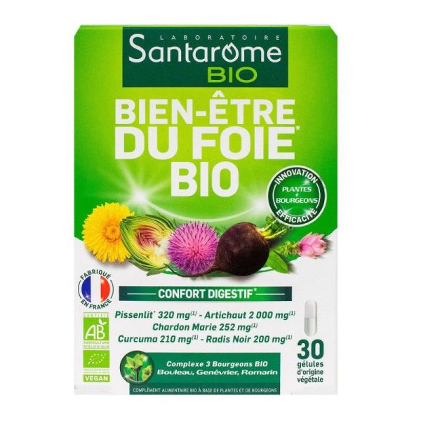 Santarome Bio Gel Bien-Etre Foie B/30