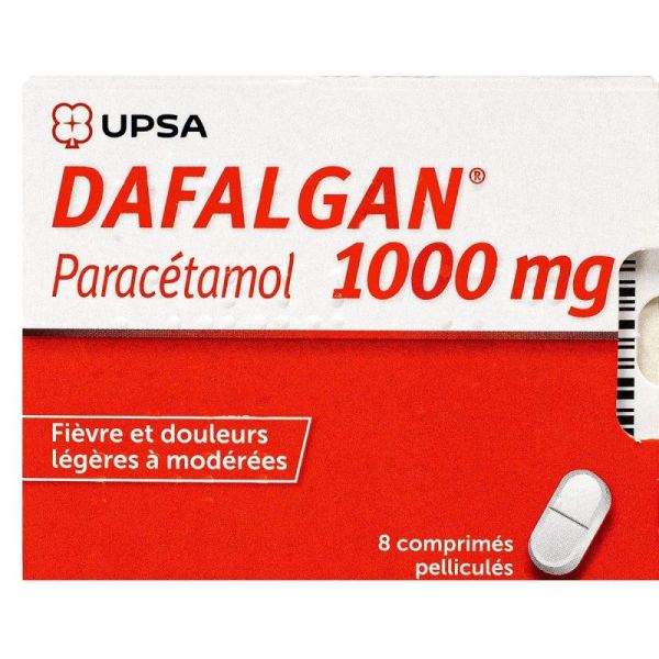 Dafalgan 1000Mg Cpr Pell Plq/8