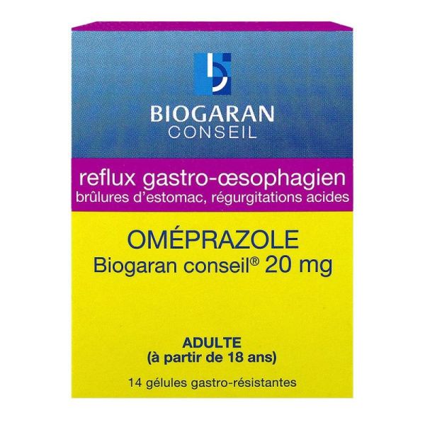 Omeprazole Bgr Conseil 20 Mg,14 Gelules