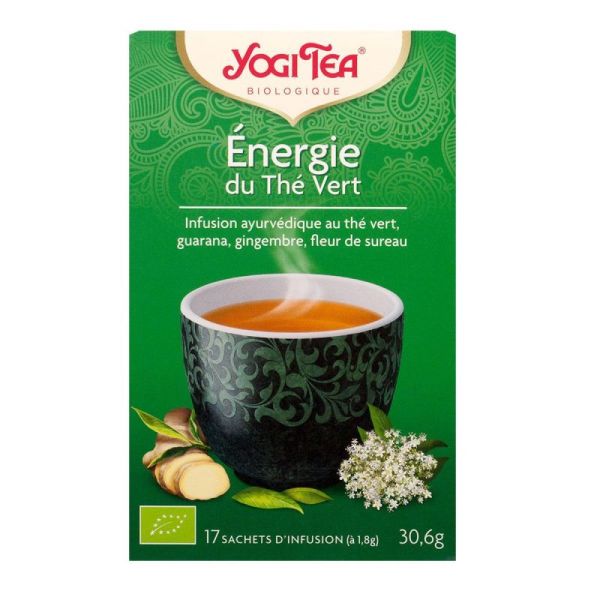 Yogi Tea Thé Énergie Thé Vert 17Sach