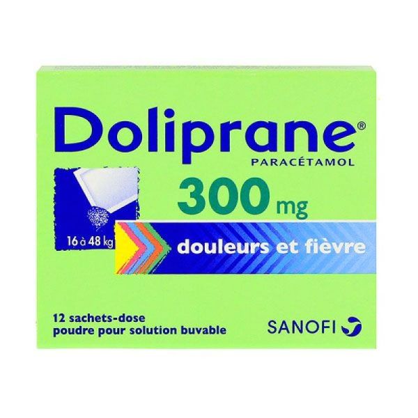 Doliprane 300Mg Pdr Sbuv Sach-Dos 12Sach