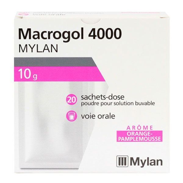 Macrogol 4 000 10G Mylan Sachet20