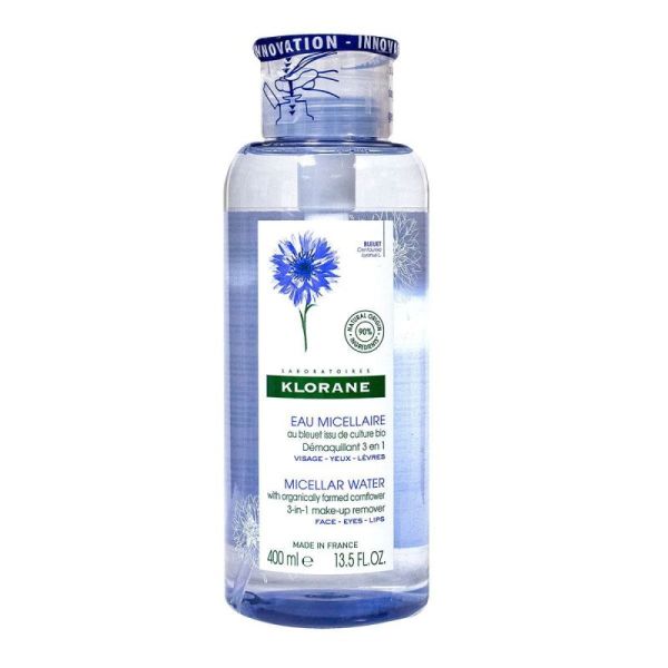 Klorane Bleuet Eau Micellaire 3En1 Fl/400Ml