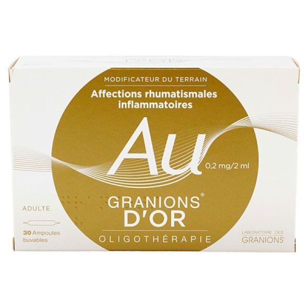 Granions D'or S Buv 30 Amp/2Ml