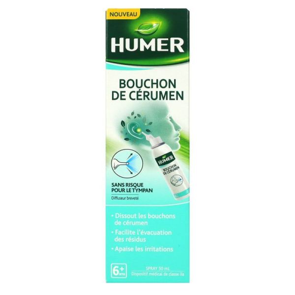 Humer Bouchon Cerumen Spr 50Ml