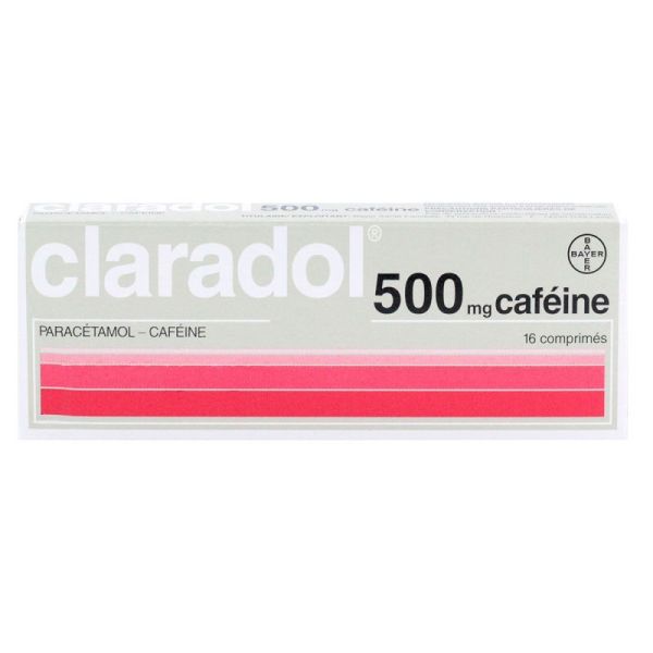 Claradol Caf 500Mg Cpr Plq/16