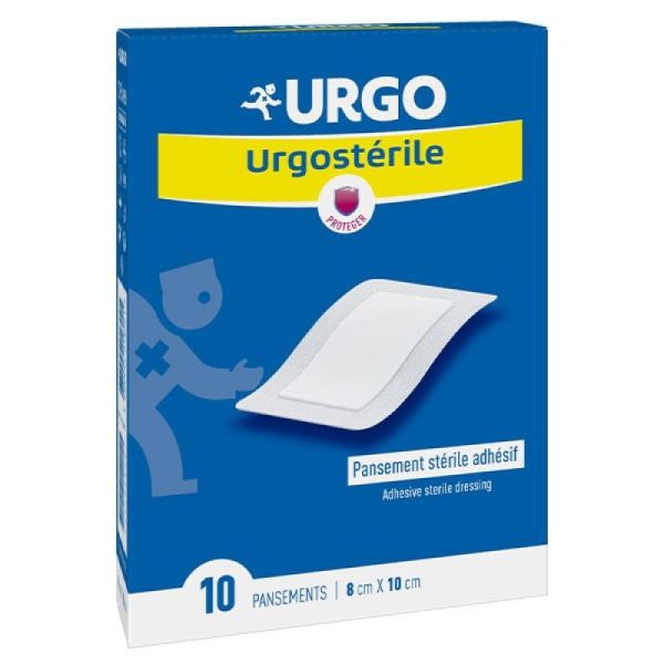 Urgo Sterile Pans 10Cmx8Cm B/10