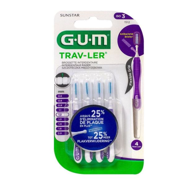 Gum Travler Brosset 1,2Mm 1512 X4