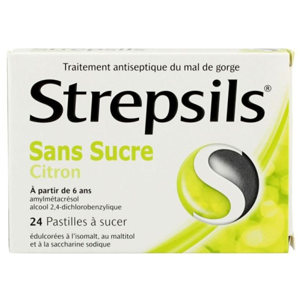 Strepsils Citron Sans Sucre