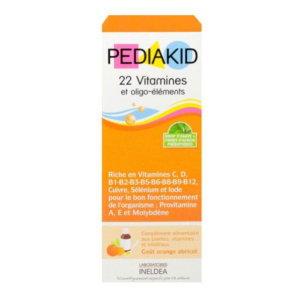 Pediakid 22 Vit Oligo-E Sp Abric Or Enf 125Ml