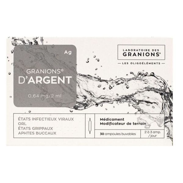 Granions D'argent S Buv 30Amp/2Ml