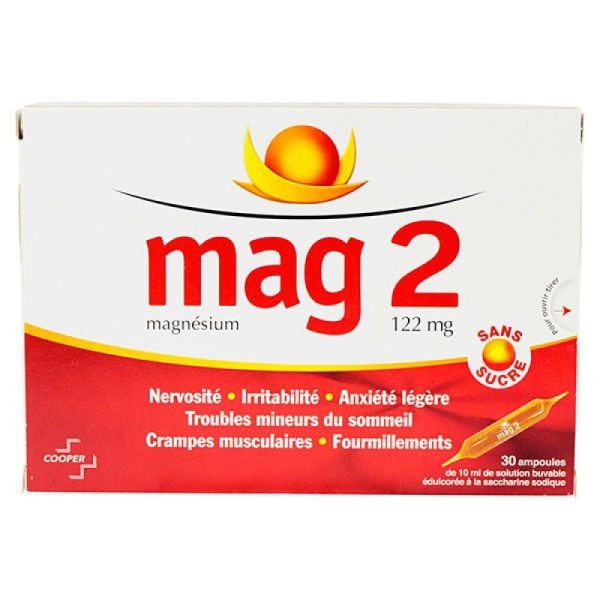 Mag 2 Sans Sucre 122Mg S Buv 30A/10Ml