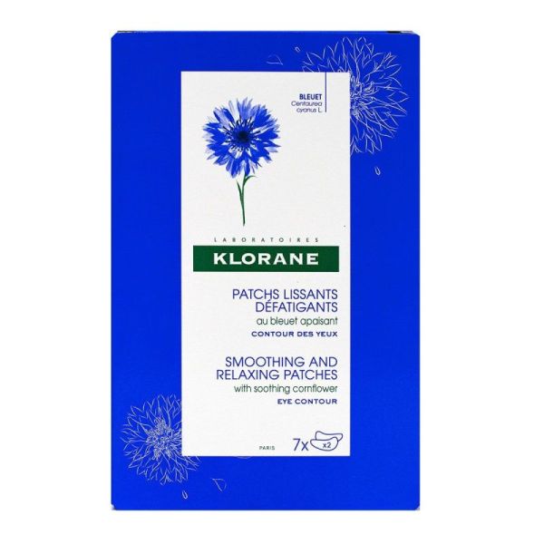 Klorane Bleuet Patch Liss Defatigant B/14