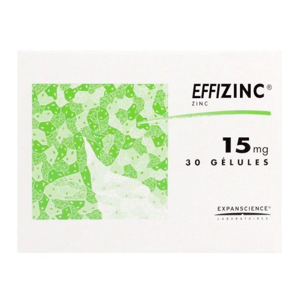 Effizinc 15Mg Gél Plq/30