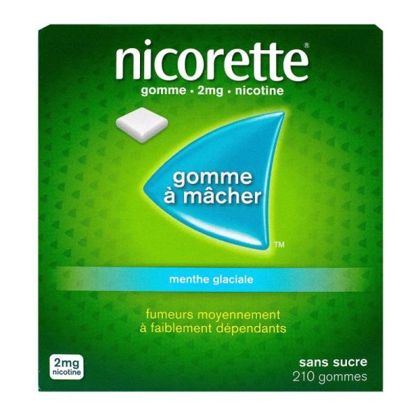 Nicorette 2Mg Gom Med Ss Suc Ment Gla Plq/210