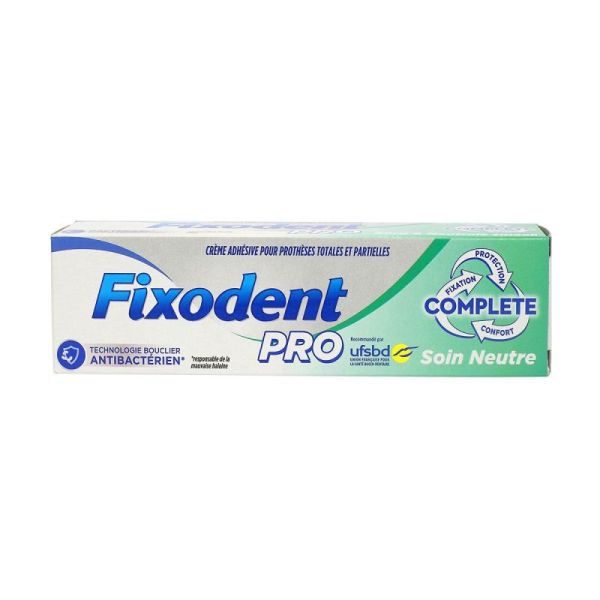 Fixodent Pro Cr Adhés Soin Neutre T/47G